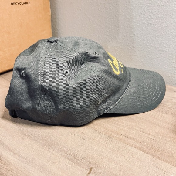 Cabela's CLUB Embroidered Hat Charcoal Gray Strapback Adjustable Cap - Picture 4 of 6